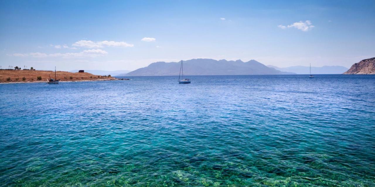 The Roof - Flat Sea View In Aegina Townアパートメント エクステリア 写真