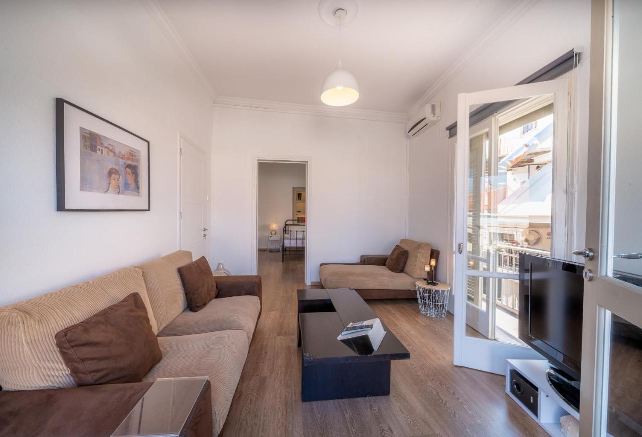 The Roof - Flat Sea View In Aegina Townアパートメント エクステリア 写真
